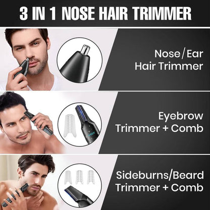 VGR V-603 Professional Nose & Body Trimmer for Men, Black