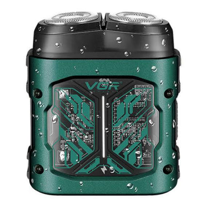 Professional Magnetic Head Electric Face Shaver Portable Beard Trimmer IPX6 Mini Shaver for Men V-344