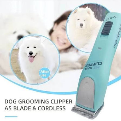 VGR V-217 Professional Pet Clipper, USB Charging, Low Noise.