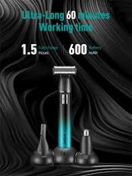 VGR V-628 Hair Clipper And Complete Grooming Kit – 3 In 1 For Body, Ear, Nose, And Bikini, Smart, USB.