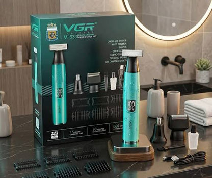 VGR V-633 Professional 3-in-1 Waterproof Body and Intimate Area Shaver.