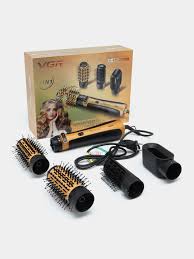VGR V-495 Professional 4-in-1 Hot Air Hair Styling Brush - 1200W