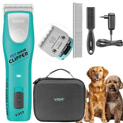 VGR V-217 Professional Pet Clipper, USB Charging, Low Noise.