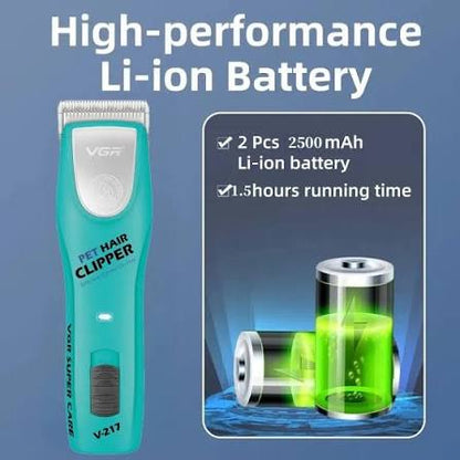 VGR V-217 Professional Pet Clipper, USB Charging, Low Noise.